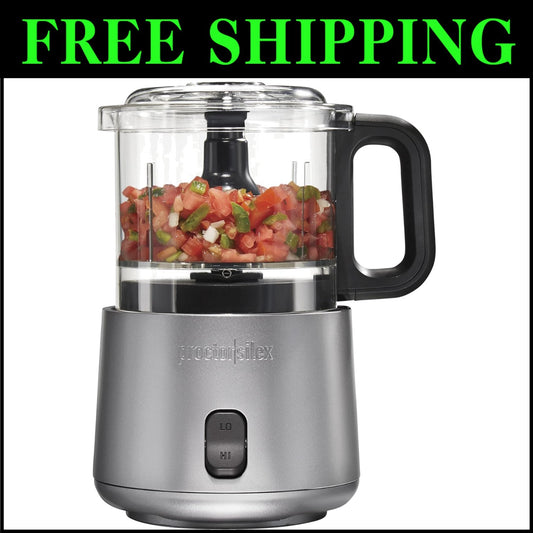 Versatile Mini Food Processor with Stainless Steel Blades - Effortless Chopping