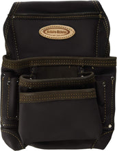 Load image into Gallery viewer, Premium Oil Tanned Leather 10 Pocket Tool Pouch in Tan Brown for Professionals