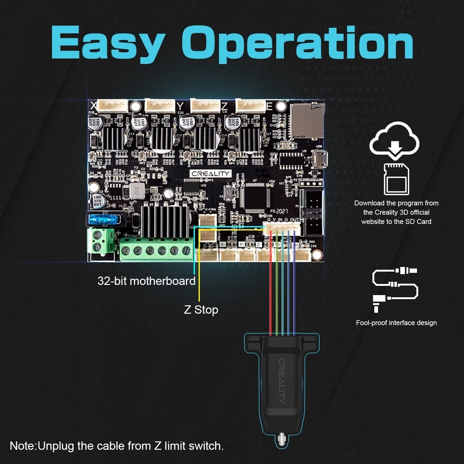 CR Touch 3D Printer Auto Leveling Kit for Ender Series – Accurate and Reliable