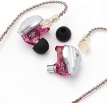 Load image into Gallery viewer, Premium Purple In-Ear 5BA+1DD Hybrid Earphones with Noise Isolation and Comfort