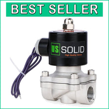 Load image into Gallery viewer, Compact 1/2" Stainless Steel 12V DC Solenoid Valve - Ideal for DIY Projects