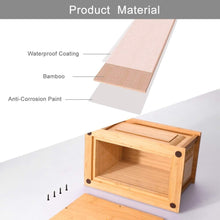 Load image into Gallery viewer, Eco-Friendly Bamboo Urn for Adult Ashes - 200 lbs Capacity, Sliding Opening