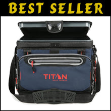 Load image into Gallery viewer, Navy Blue Titan Cooler - Zipperless Convenience with Deep Freeze Insulation