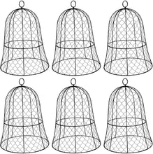 Load image into Gallery viewer, Space-Saving 6 Set Garden Cloches, 13"D x 17"H for Rabbits and Birds Deterrent