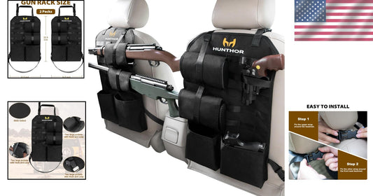 Lightweight Easy-Install Gun Rack for Truck - Secure Dual Gun Storage