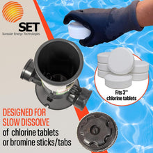 Load image into Gallery viewer, Pool Chlorine Dispenser with Installation Kit: 4.2 lbs Capacity for Clean Water