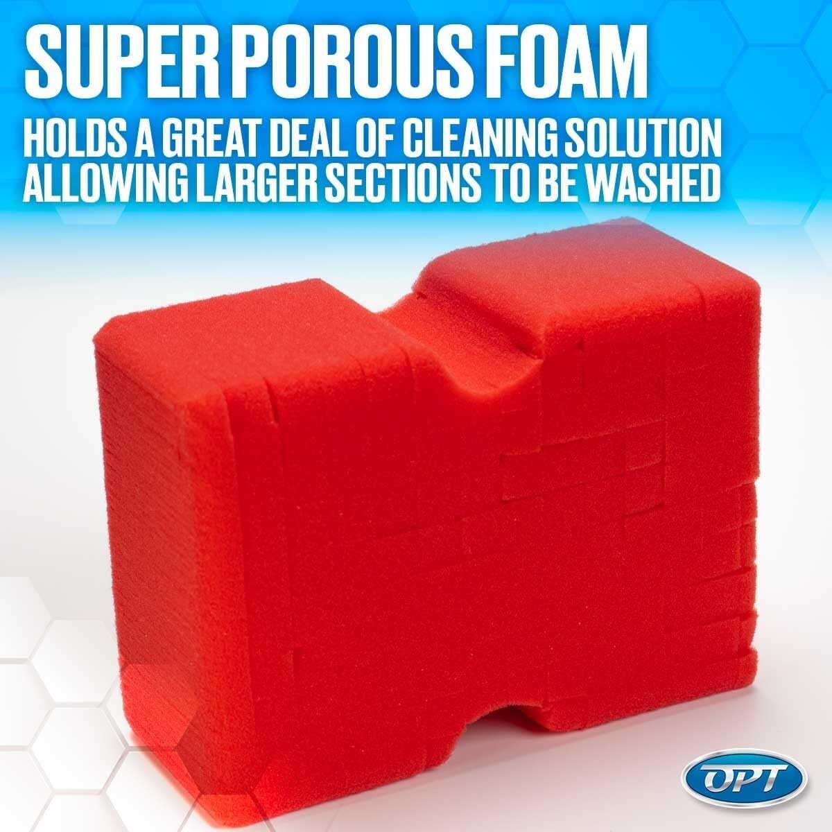 Eco-Friendly 32 oz. Rinseless Car Wash Kit with Big Red Sponge for Detailing