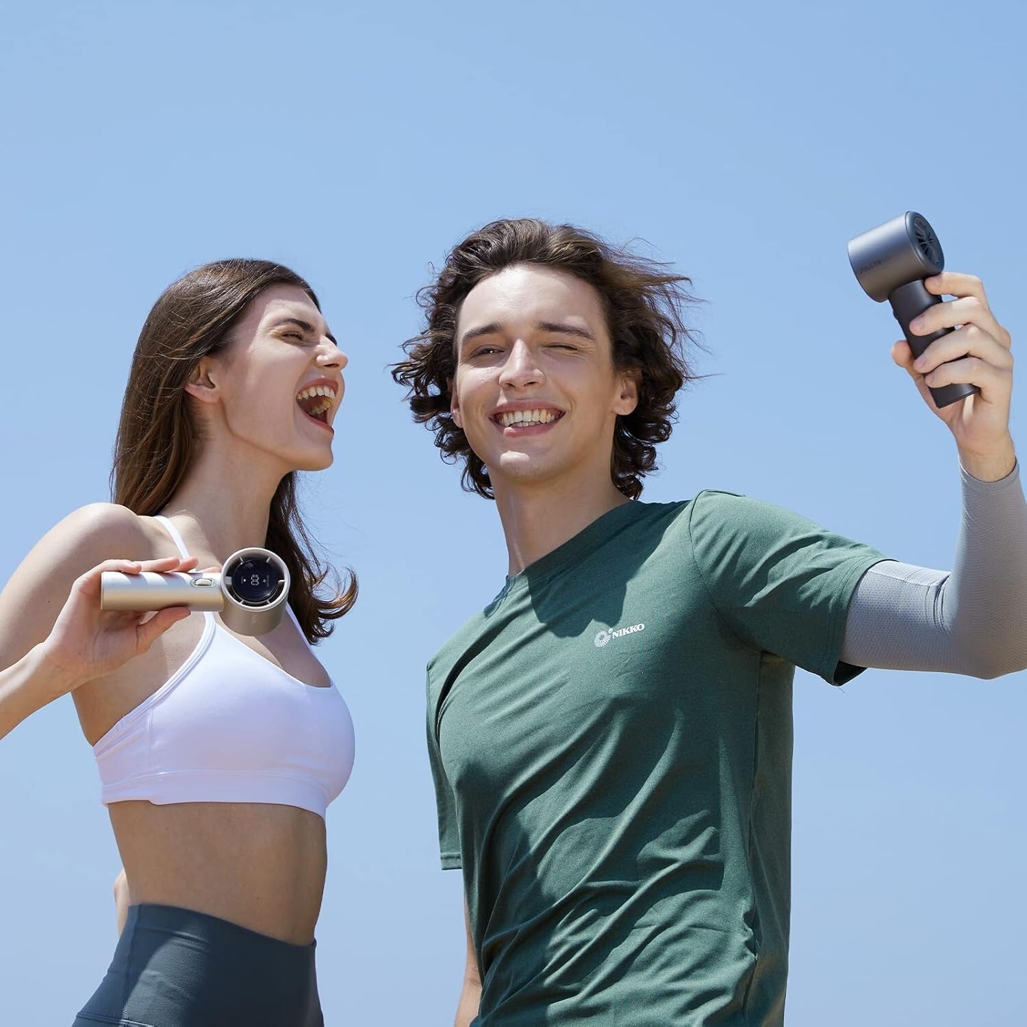 Rechargeable Handheld Fan - Turbo Speed, Compact Size, Ideal for Travel & Sports