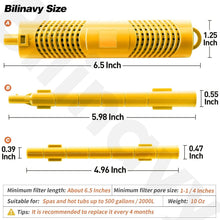 Load image into Gallery viewer, Premium Yellow Hot Tub Filter Sticks – Durable Spa Mineral Infusion, 4 Pack
