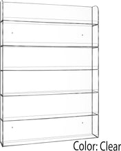 Load image into Gallery viewer, Ultimate Nail Polish Organizer - 6 Tier Acrylic Rack for Wall, Includes Cloth