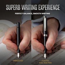 Load image into Gallery viewer, Premium Matt Black Fountain Pen with Smooth Grip - Executive Writing Instrument