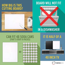 Load image into Gallery viewer, 24x18 Inch Thick HDPE Cutting Board with Juice Groove - Ideal for BBQ &amp; Grilling