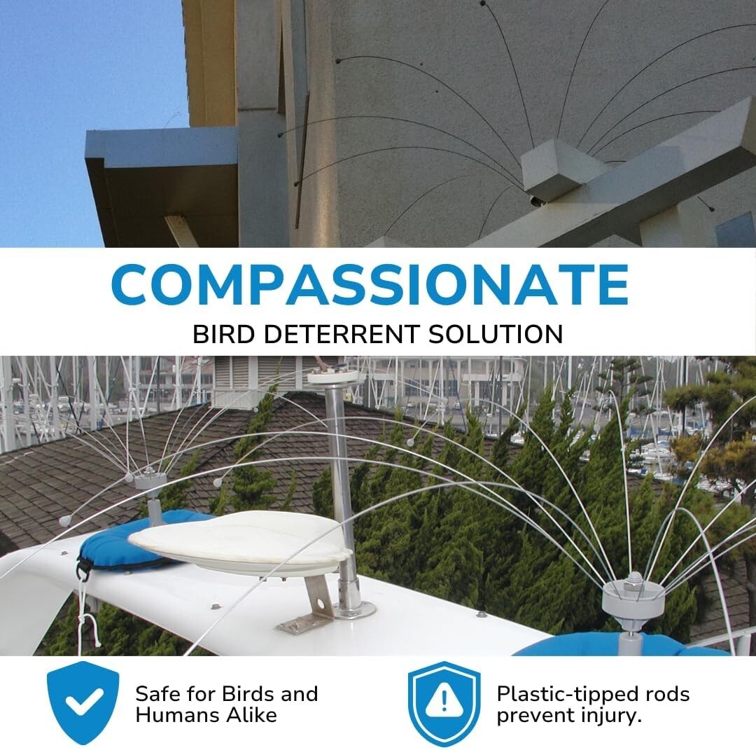 Versatile Daddi Long Legs Bird Spider - Easy Installation for Roofs & Boats