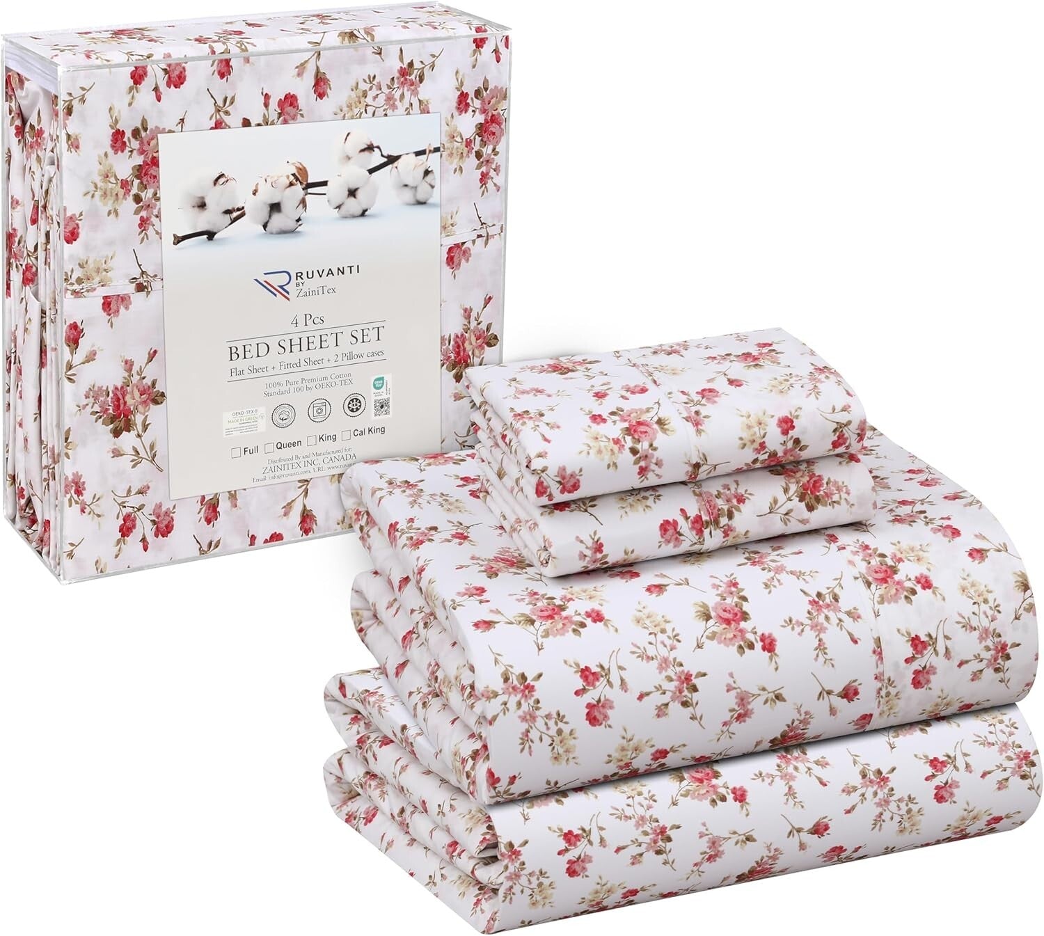 Luxury Hotel Standard California King Sheet Set - Deep Pocket & Breathable