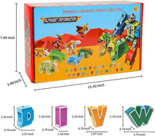 Load image into Gallery viewer, Eco-Friendly 26 Piece Alphabet Animals - Interactive STEM Learning for Toddlers