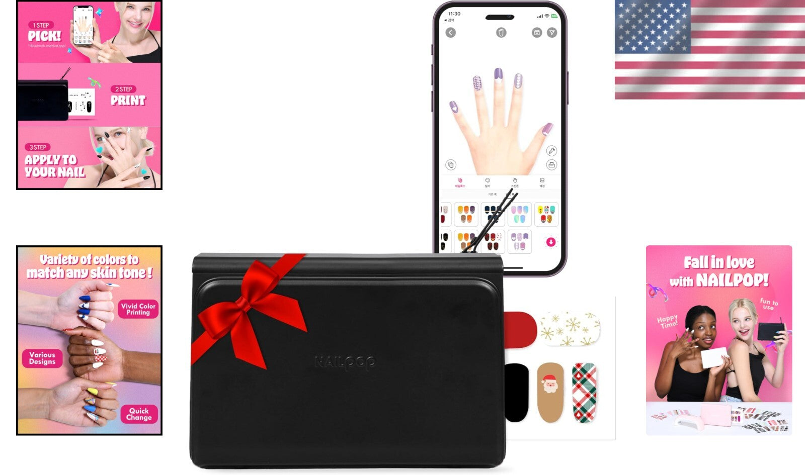 Bluetooth Nail Art Printer with User-Friendly App - Perfect for Halloween Looks