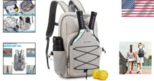 Load image into Gallery viewer, Durable Pickleball Backpack with Padded Straps &amp; Hidden Pocket - Perfect Gift