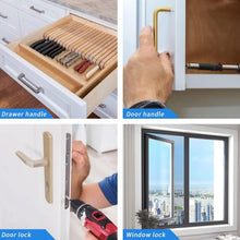 Load image into Gallery viewer, Versatile 14-Piece Cabinet Hardware Jig Tool Set with Automatic Center Punch