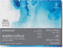 Load image into Gallery viewer, Resilient 9" x 12" Cold Pressed Watercolor Paper, 20 Sheets of Cotton Perfection