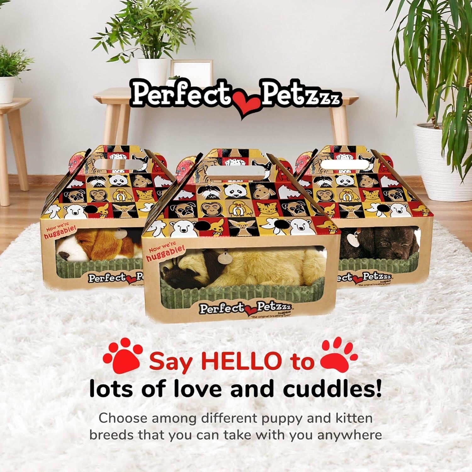 Battery-Operated Interactive Pug Puppy for Kids and Seniors - Perfect Companion