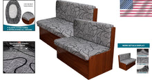 Load image into Gallery viewer, Stylish RV Dinette Cushion Covers - 4-Piece Elastic Slipcovers for Protection