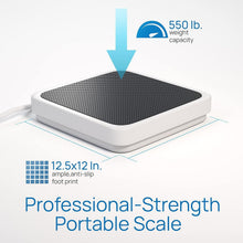 Load image into Gallery viewer, Heavy Duty Portable Medical Scale with Dual Power - Easy Read Design 12" x 12.5"