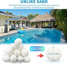 Load image into Gallery viewer, Premium Reusable Pool Filter Balls - 4.6 lbs Equals 150 lbs Sand Replacement