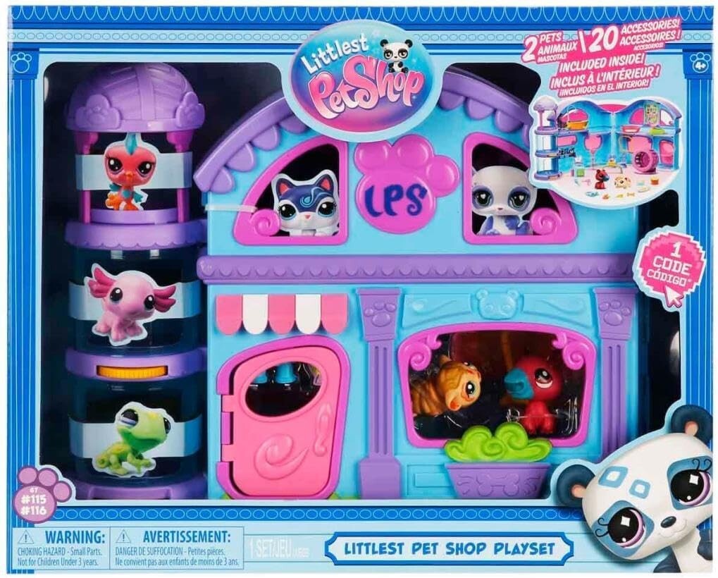 Ultimate LPS Playset: 2 Exclusive Pets, 20 Accessories & Virtual Play Experience