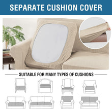 Load image into Gallery viewer, Custom Fit Natural Stretch Slipcovers for 2 Cushion Loveseat - Easy Care Design