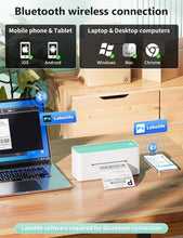 Load image into Gallery viewer, High-Speed Bluetooth Shipping Label Printer - Compatible with Major Platforms