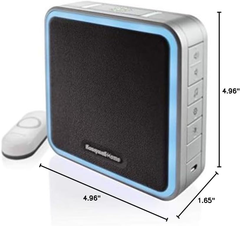 Wireless Doorbell with 450ft Range & USB Customization - Perfect for Large Homes