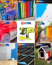 Load image into Gallery viewer, Cordless HVLP Paint Sprayer Compatible with Ryobi 18V - 4 Copper Nozzles
