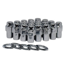 Load image into Gallery viewer, Set of 20 Chrome Cragar Mag Lug Nuts - 1/2"-20 with Center Washer, Durable Steel