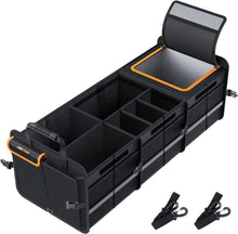 Load image into Gallery viewer, Automotive Storage Solution: Large Trunk Organizer with Tie-Down Straps &amp; Cooler