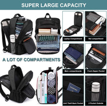 Load image into Gallery viewer, TSA Friendly 17.3'' Laptop Travel Backpack with USB Port - Anti Theft Design