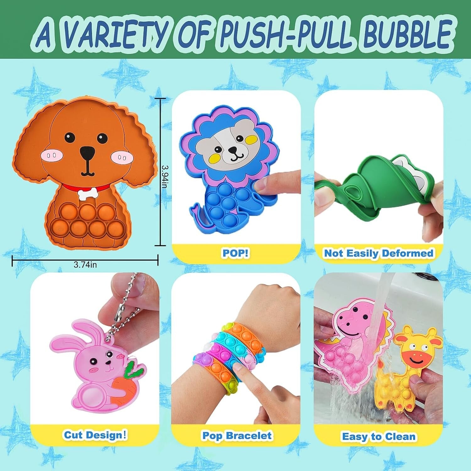 1000 Pcs Fidget Toys Bulk - Exciting Classroom Prizes & Goodie Bag Stuffers