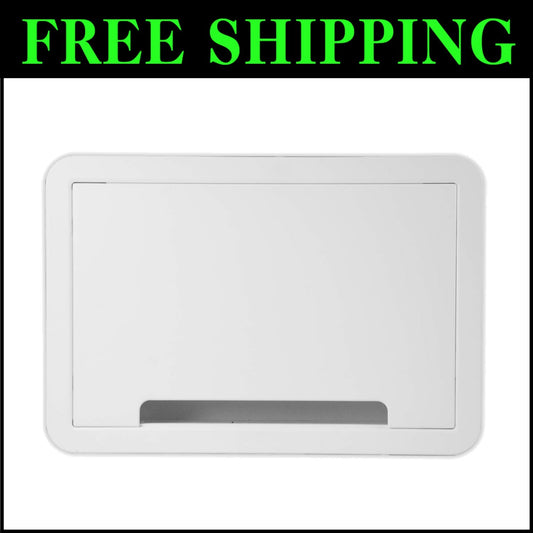 9 Inch In-Wall Enclosure for TVs - Matte White Dual-Purpose Media Storage Box