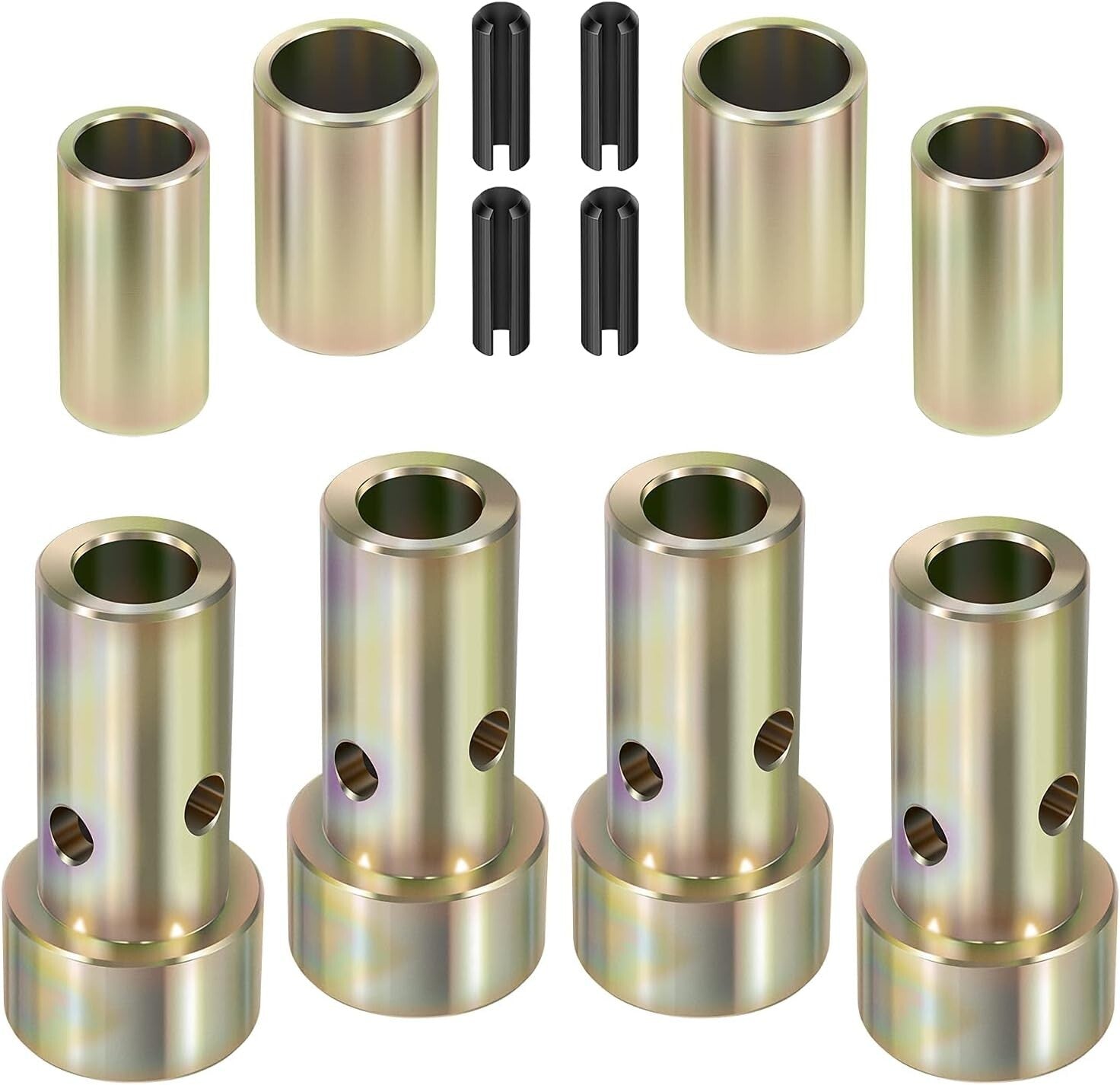 2 Pairs of Quick Hitch Adapter Bushings for Category 1 Tractor Implements
