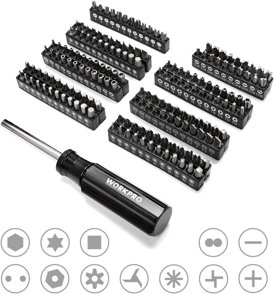 450-Piece Drive Socket Set 1/2, 1/4, 3/8