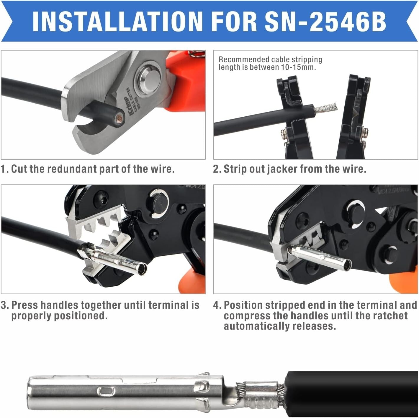 All-in-One Solar PV Tool Kit: Crimper, Stripper & Cutter for Easy Installation