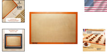 Load image into Gallery viewer, Full Size Non-Stick Silicone Baking Mat (16.5" x 24.5") - Ideal for All Recipes