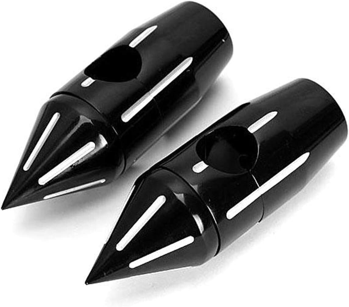 Durable Aluminum Handlebar Risers with Spike Heads for 1" Bars - 135mm Height