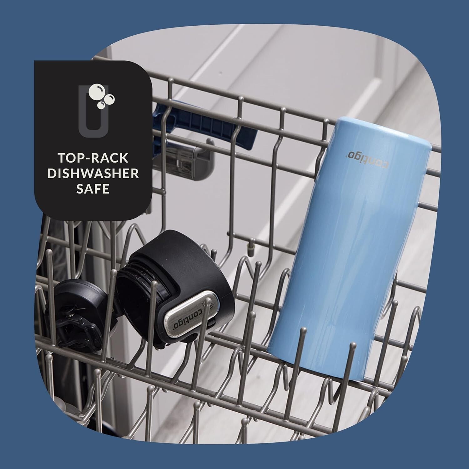 16 oz AUTOSEAL Vacuum-Insulated Travel Mug - Leak-Proof, 2-Pack in Frosted Pearl