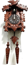Load image into Gallery viewer, Authentic Hand-Carved Wooden Cuckoo Clock - Night Mode &amp; Adjustable Volume