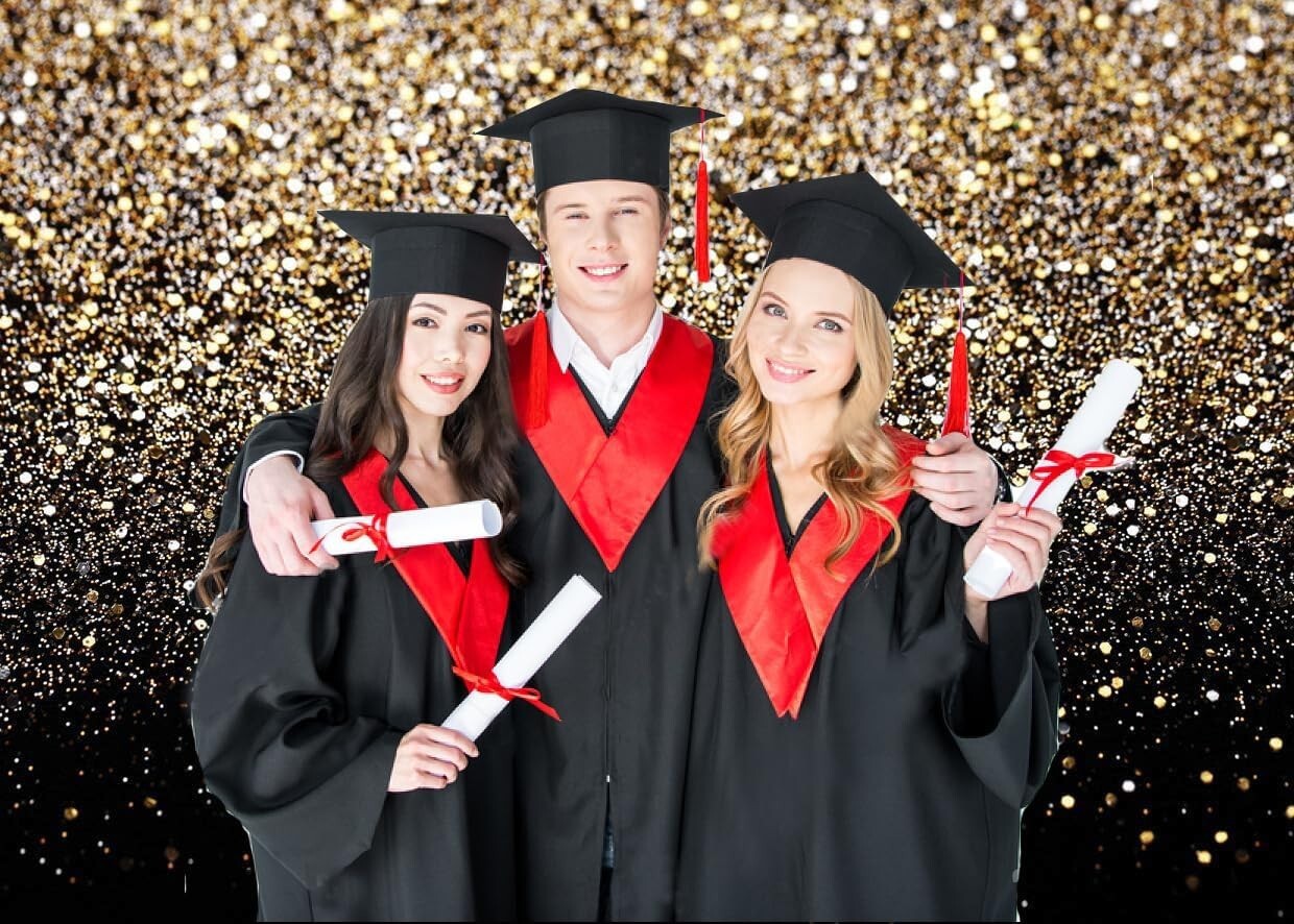 Elegant 10' x 10' Black Gold Seamless Backdrop for Perfect Photo Opportunities