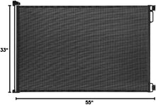 Load image into Gallery viewer, Durable 55'' Wide Retractable Safety Gate for Children &amp; Pets - Easy to Install
