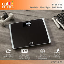 Load image into Gallery viewer, Extra Wide Digital Bathroom Scale Set for Accurate Body Weight Tracking (2-Pack)