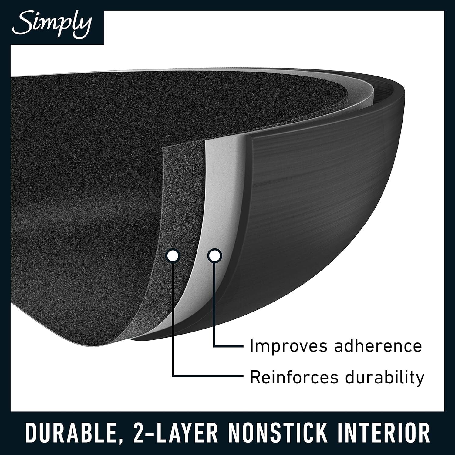 Professional 10-Piece Non-Stick Cookware Set - Hard-Anodized Aluminum Design