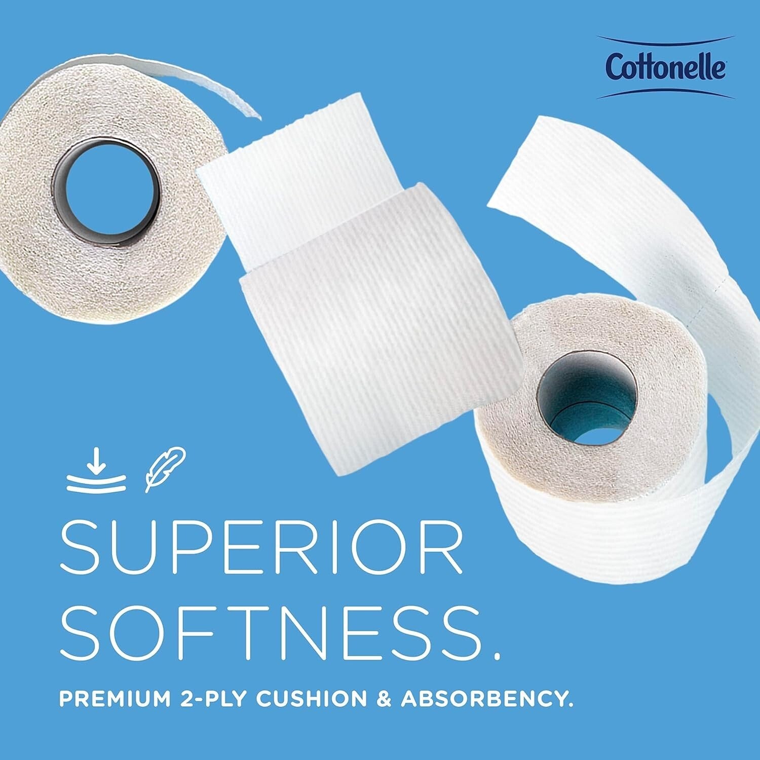 Eco-Conscious 2-Ply Toilet Paper in 60 Rolls - Ideal for Upscale Facilities
