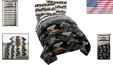 Load image into Gallery viewer, Super Soft Monster Jam 5-Piece Full Bedding Set - Includes Comforter &amp; Sheet Set